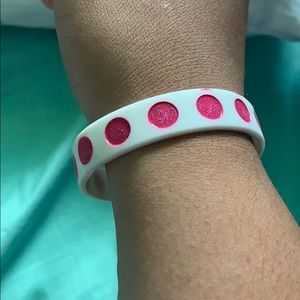 White and pink bracelet